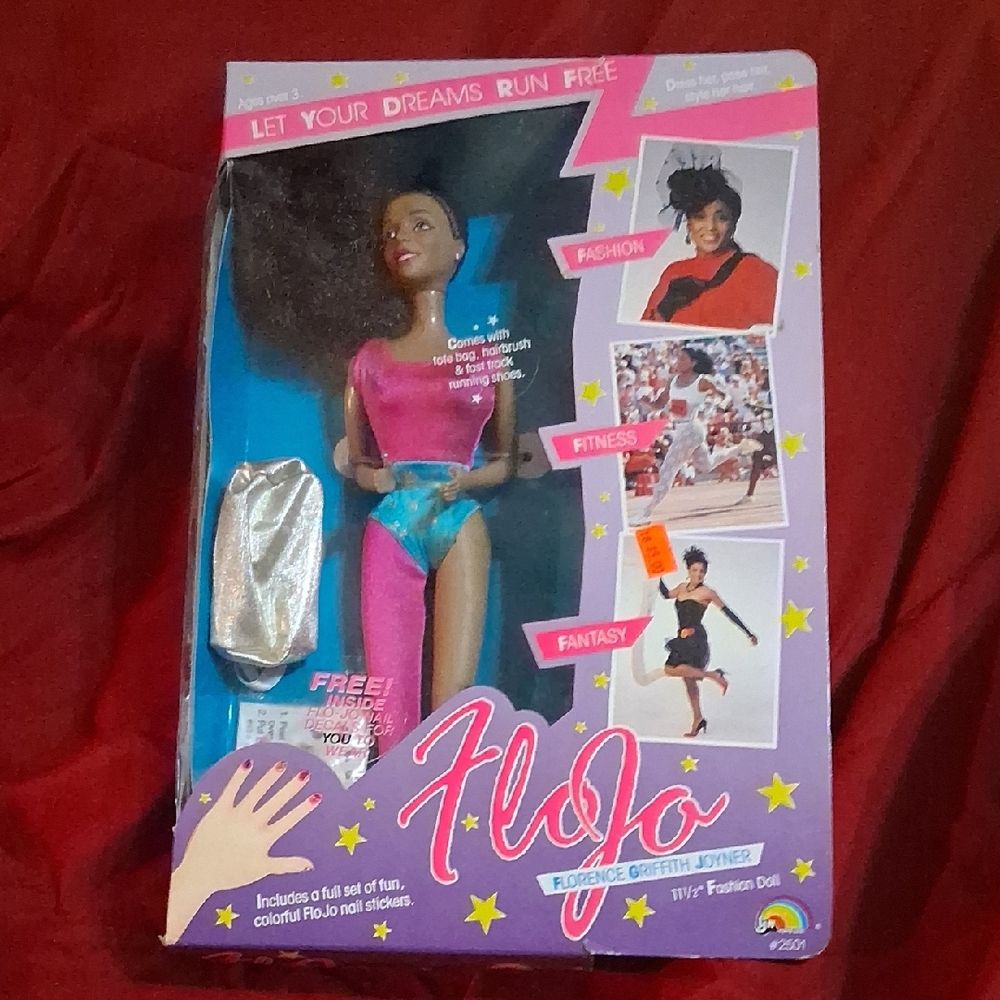 Flo Jo Fashion Doll with Pink Outfit